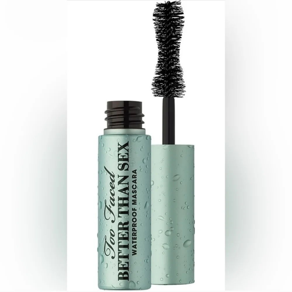Too Faced Better Than Sex Waterproof Black Mascara 0.17 OZ Travel Size New